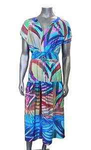 Koko Pacific Long Dress - TiLeaf Tones