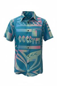 Koko Pacific Premium Elei Shirts s/s Tropical Aqua