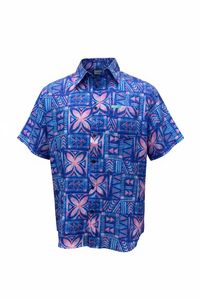 Koko Pacific Premium Elei Shirts s/s Rosy Blue