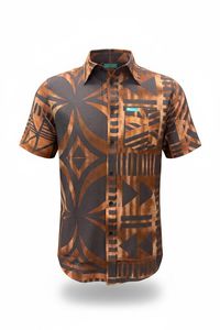 Koko Pacific Premium Elei Shirts s/s Mocha Mist