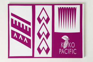 Koko Pacific Sarong Magenta Pua