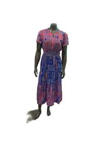 Koko Pacific 1: Koko Pacific Ladies Dress Palm Shadow