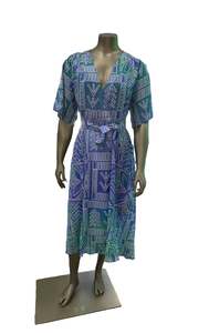 Koko Pacific Ladies Dress Coastal Bloom