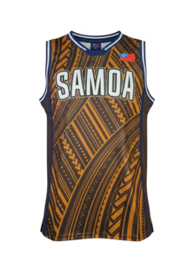 MKS Boys Basketball Jersey 30 Jump Brown