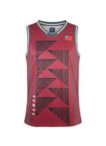 MKS Men's Basketball Jersey 8 Dynasty Maroon
