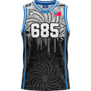 MKS Men's Basketball Jersey 13 Midnight Charcoal