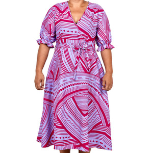 El Ld Ep Julia Maxi Dress Kava: Eveni Pacific Ladies Julia Maxi Dress - Sparkle Lilac