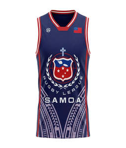 Toa Samoa Men's Basketball Jersey 3 - Royal Blue