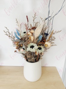 Dried arrangement in vase