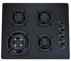 cooktops: GAS ON GLASS COOKTOP: CBGS631