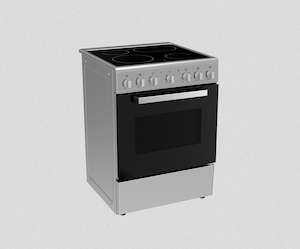 60CM FREESTANDING OVEN WITH CERAMIC COOKTOP: EFC69SS