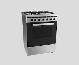 Freestanding Ovens: 60CM FREESTANDING OVEN WITH GAS COOKTOP: EFG69SS