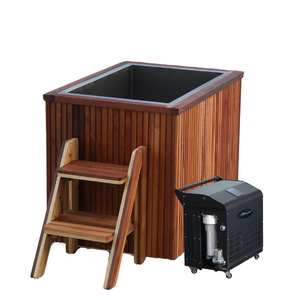 Ice Bath Chiller: Cedar Pro Stainless + EPX Duel Flow chiller