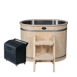 Ice Bath Chiller: Everest Nordic stainless + EPX DuelFlow