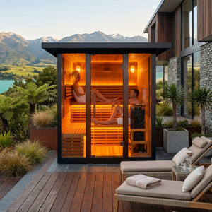 Wood Everestsauans: Vulcan Pro Traditional 5-6 Person- Harvia Cilindro + Harvia Fenix Wifi Control