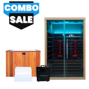 Combo Deals: Sienna Sauna + Cedar Pro Ice Bath