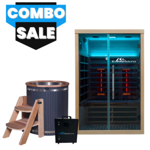 Combo Deals: Sienna Sauna + Black Barrel Ice Bath