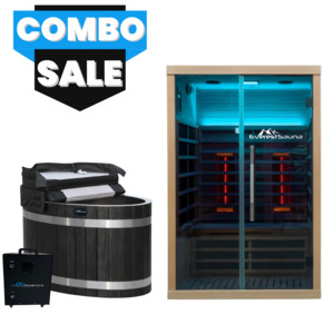 Combo Deals: Sienna Sauna + Obsidian Ice Bath