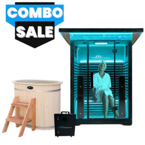 Combo Deals: Obsidian Sauna +  Everest Nordic Chill Ice bath
