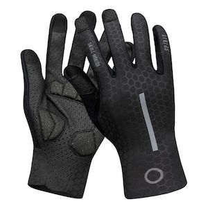 Cycling Gloves 24-Spirit Black Full Finger