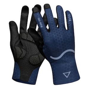 Accessories: Cycling Gloves 24-Water Blue Full Finger