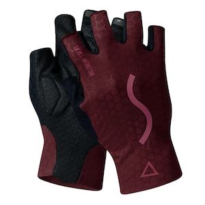 Cycling Gloves 24-Fire Red Fingerless