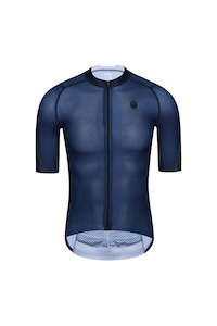 Carbonfiber Blue Mens Pro Short Sleeve Top