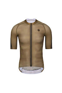 Carbonfiber Brown Pro Mens Short Sleeve Top