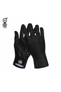 Gloves Long Fingered: Weekend Skull Black Mens long Finger Gloves