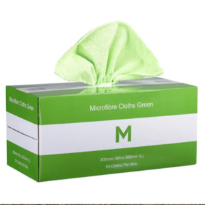 Fab Supply And Co: Workshop Microfibre Cloths – 50 Pack | 300x300mm