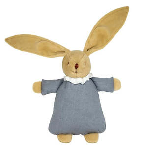 Animals: xTrousselier TRSV634163 Soft Bunny Fluffy 20Cm - Grey Blue Linen