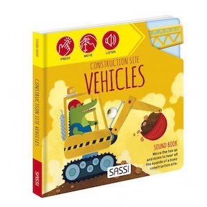 Sassi Junior  Sound Book - Construction Site Vehicles