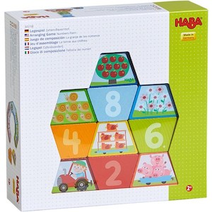 Building Blocks: HABA Arranging Game Numbers Farm