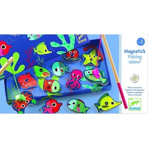 Magnetic Toys: Djeco Fishing colour