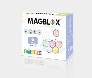 Magblox 6 Pcs Hexagon- Pastel