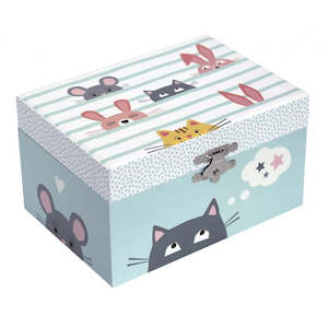 Music Box: Trousselier Photoluminescent Music Box Cat - Glow in dark