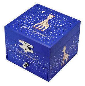 Trousselier Photoluminescent Music Box Sophie the Giraffe Milky Way - Glow in dark