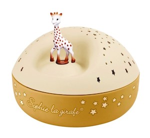 Music Box: Trousselier Night Light Star Projector with Music- Sophie the Giraffe