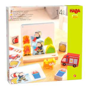 Stacking Sorting: HABA Stacking Toy Fire Brigade