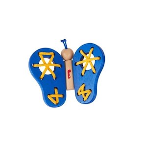 Threading Toys: Voila S235A Lacing Butterfly Blue