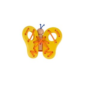 Threading Toys: Voila S235C Lacing Butterfly Yellow