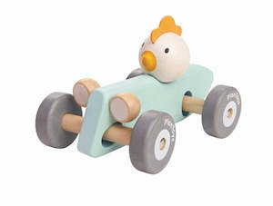 Vehicle Toys: Plan Toys Chicken Racing Car