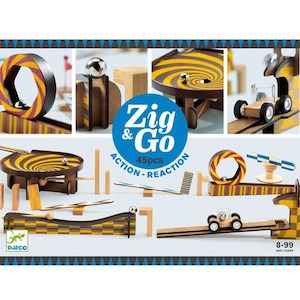 Wooden Toys: Djeco Zig & Go - 45 pcs