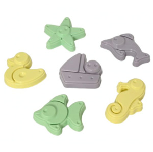 Plasto Sand Moulds 6 pcs