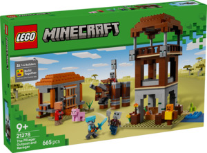 New Arrivals: LEGO Minecraft The Pillager Outpost and Ravager 21278