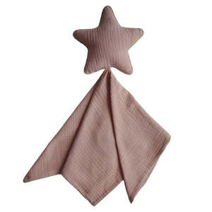 Gifts: Mushie Star Lovey Blanket- Natural