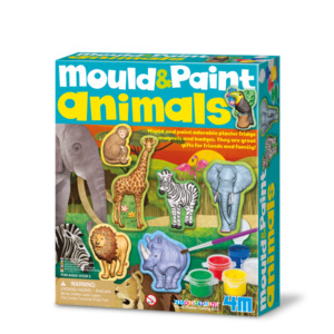 4M Craft Mould & Paint - Wildlife Animals Wildlife Animals