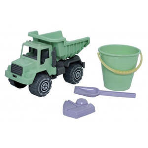 Beach Toys: Plasto Tipper Truck 30 cm and Sand Set 4 pcs
