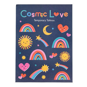 Rex London Cosmic Love Temporary Tattoos (2 sheets)