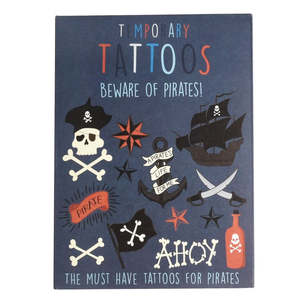 Rex London: Rex London Beware of the Pirates Temporary Tattoos (2 sheets)